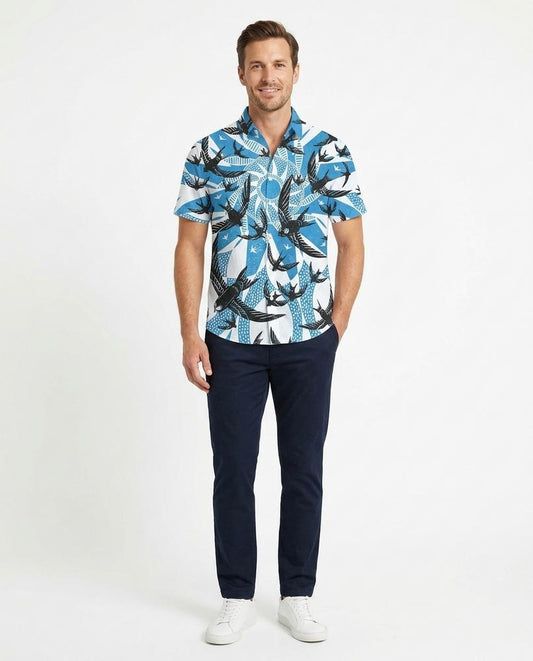 Fashion Bryant - Venal | Printed Short-Sleeved Shirt Men